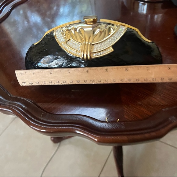 Vintage leather evening bag - Picture 9 of 13